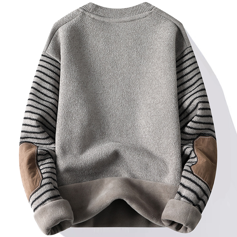 Men's Sweater Patckwork Round  - Men'S Fashion Line ulasan dan harga