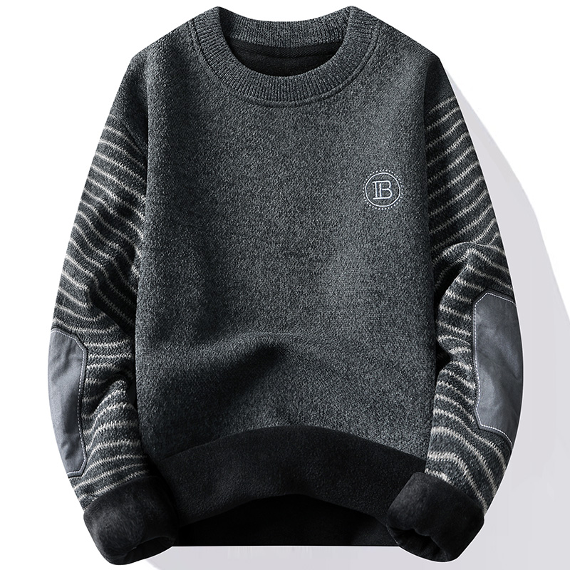 Men's Sweater Patckwork Round  - Men'S Fashion Line ulasan dan harga