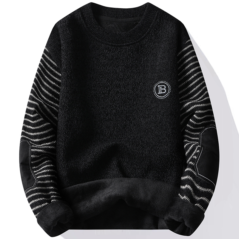 Men's Sweater Patckwork Round  - Men'S Fashion Line ulasan dan harga