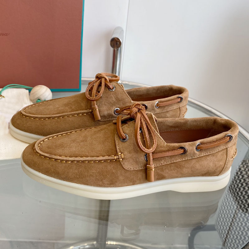 High Quality Genuine Leather F - Suede Loafers Men ulasan dan harga