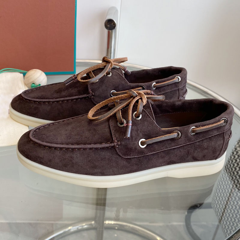 High Quality Genuine Leather F - Suede Loafers Men ulasan dan harga