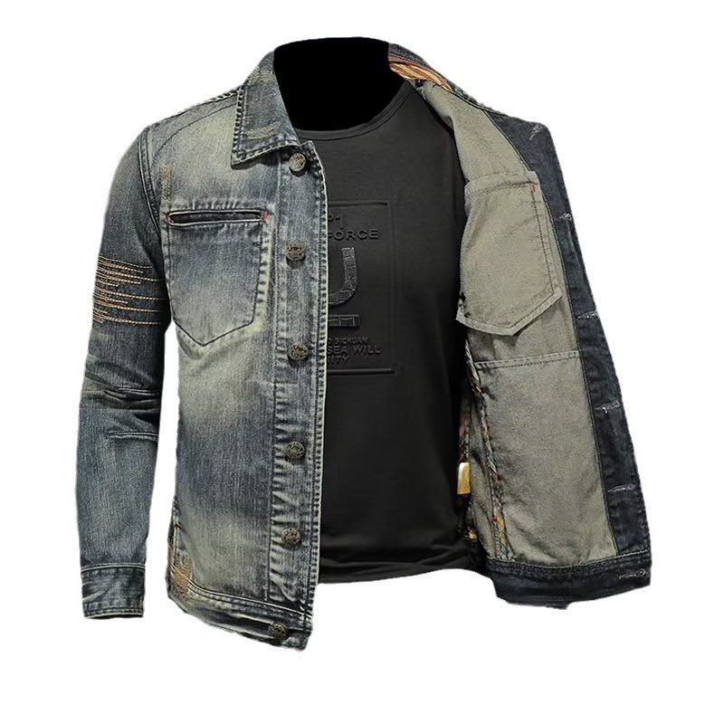 2025 winter denim jacket male  - Men'S Fashion Jeans 2025 ulasan dan harga