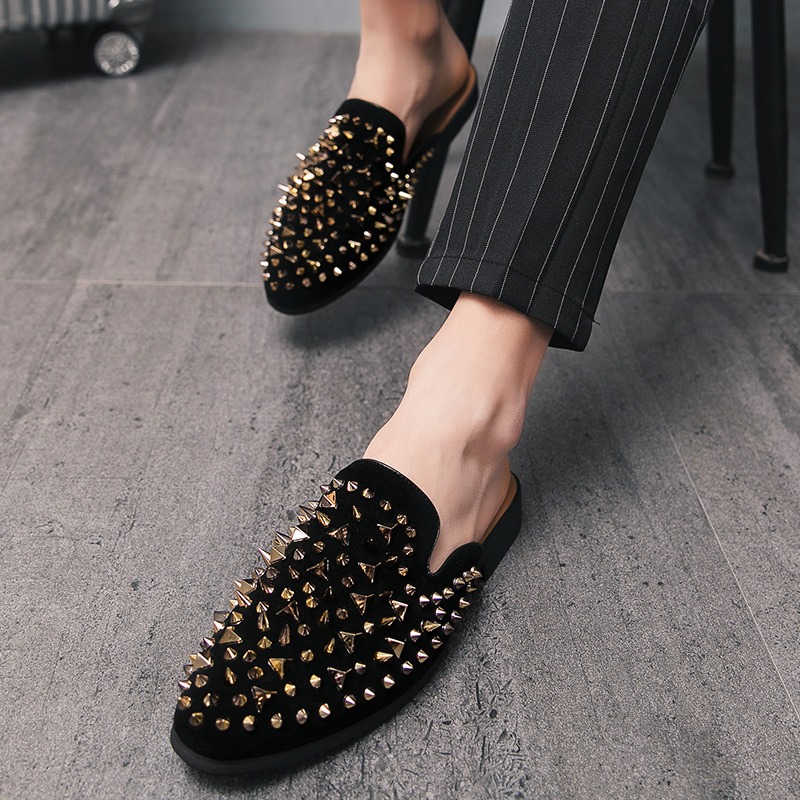 Coiffeur dress mules shoes man - Suede Loafers Men ulasan dan harga