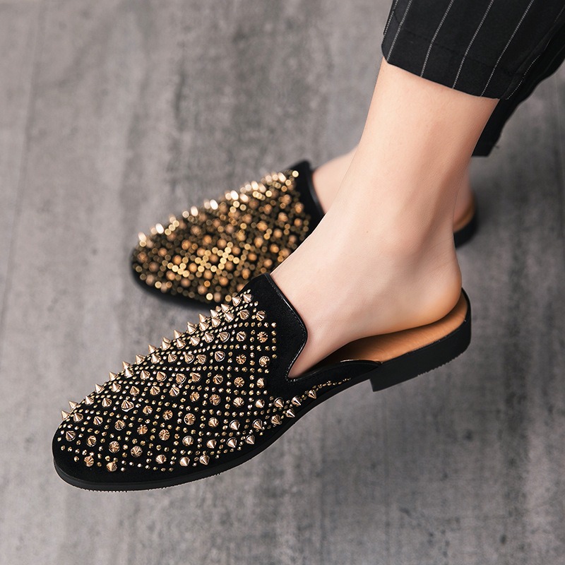 Coiffeur dress mules shoes man - Suede Loafers Men ulasan dan harga