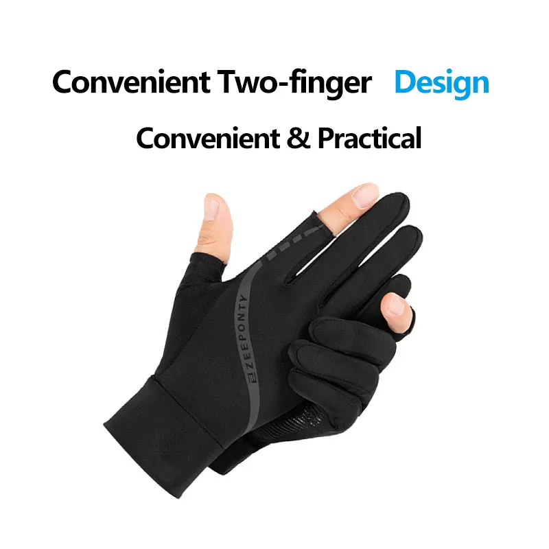 Men's Summer Ice Silk Cycling  - Men'S Fashion Gloves ulasan dan harga