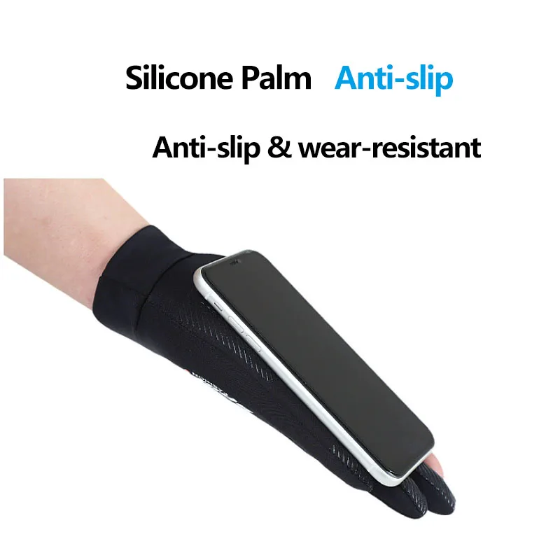Men's Summer Ice Silk Cycling  - Men'S Fashion Gloves ulasan dan harga