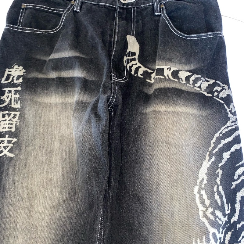 2025 Fashion New Oversized Pat - Men'S Fashion Jeans 2025 ulasan dan harga