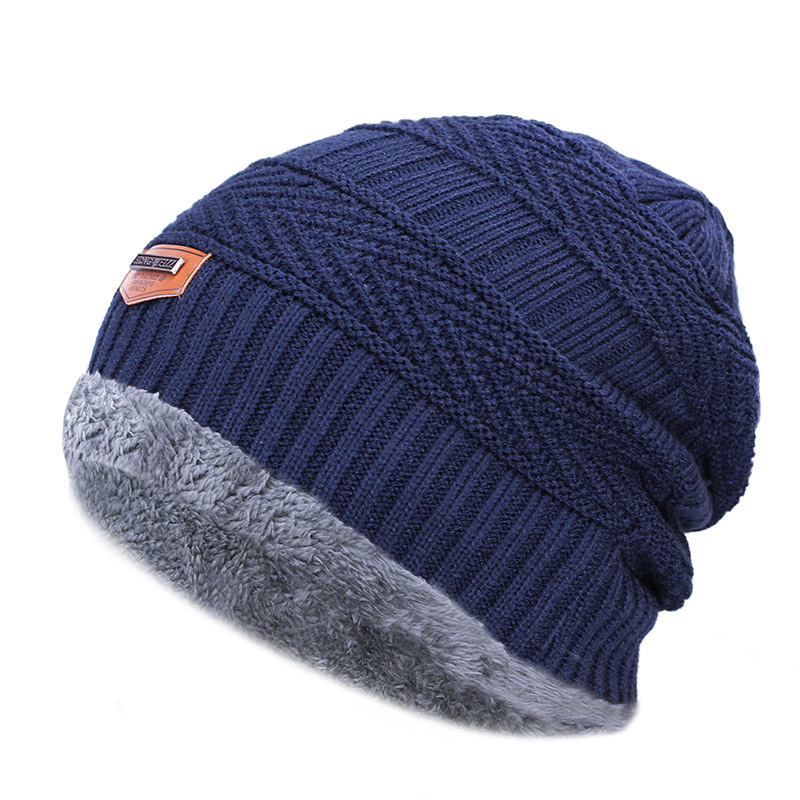 New Winter Beanie Hat for Men  - Men Scarf Wool ulasan dan harga
