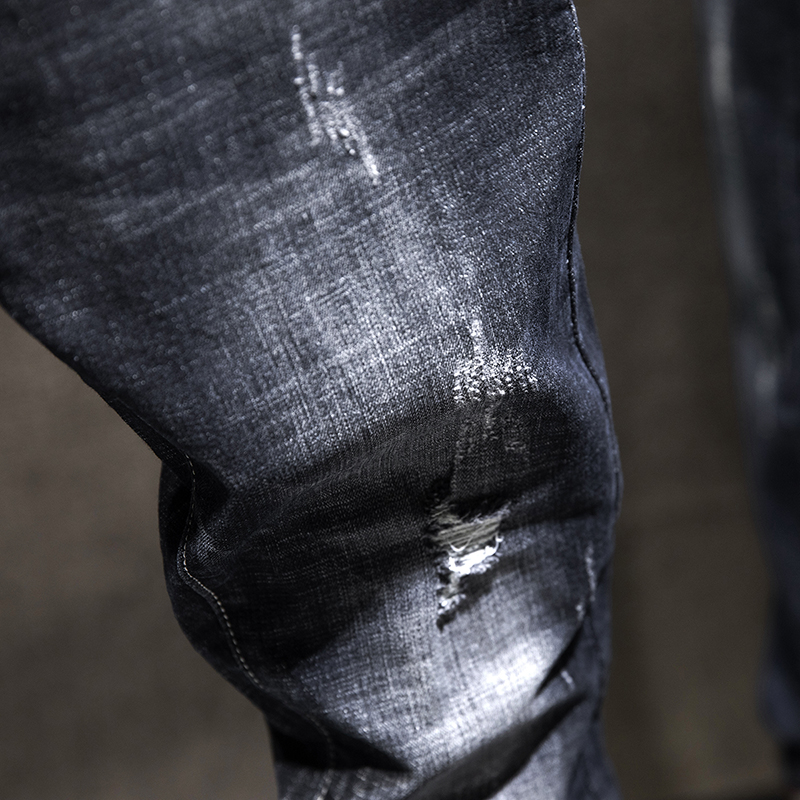 2025 Summer New Ripped Jeans M - Men'S Fashion Jeans 2025 ulasan dan harga