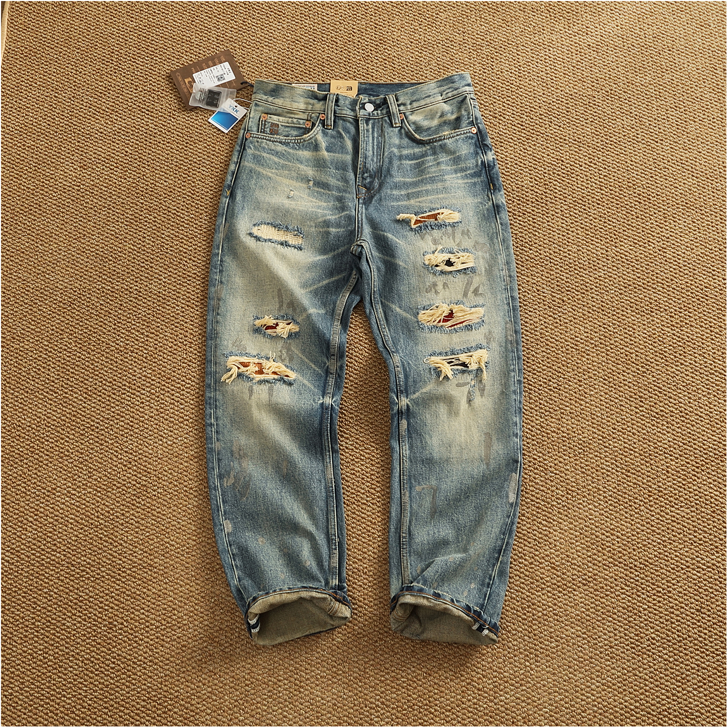 2025 Autumn New American Retro - Men'S Fashion Jeans 2025 ulasan dan harga