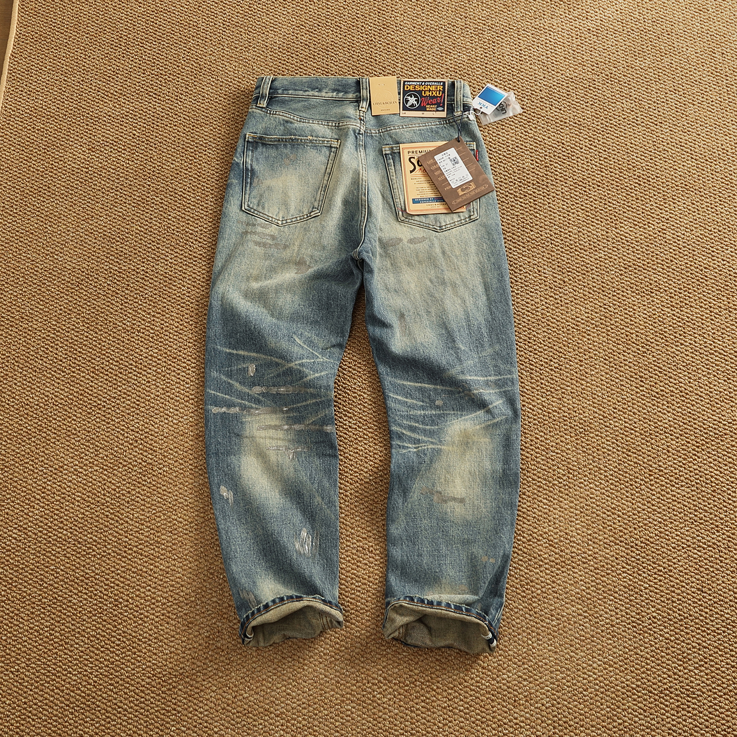 2025 Autumn New American Retro - Men'S Fashion Jeans 2025 ulasan dan harga
