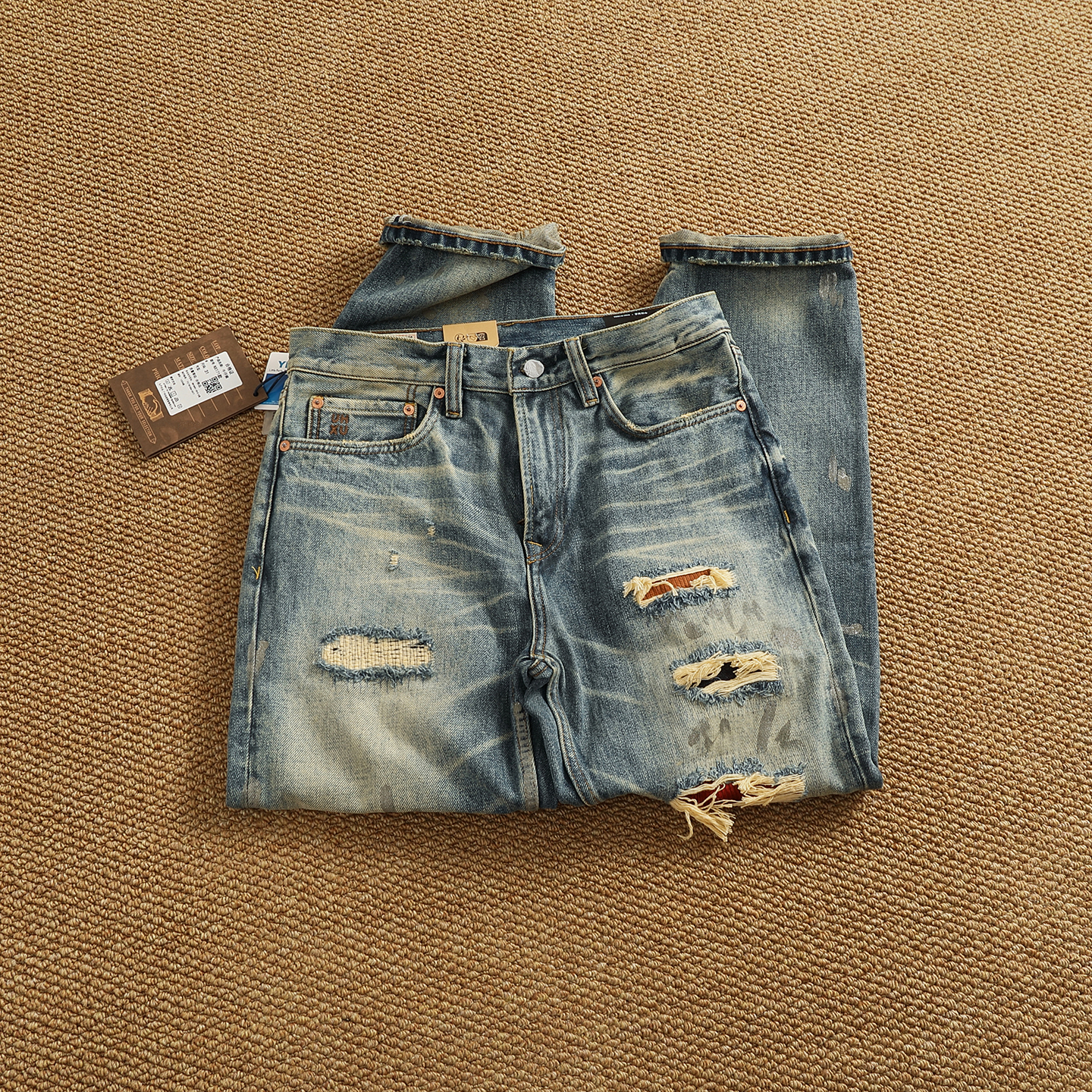 2025 Autumn New American Retro - Men'S Fashion Jeans 2025 ulasan dan harga
