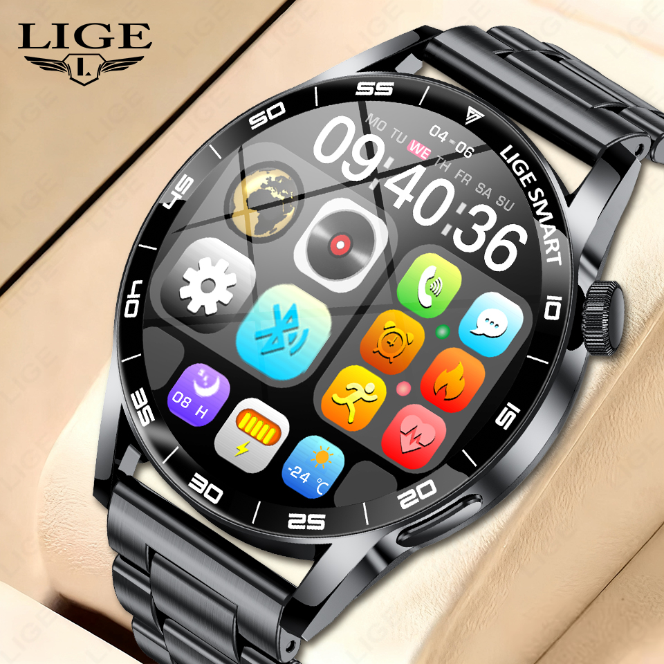LIGE Men Fashion Smart Watch S - Men'S Fashion Week 2026 ulasan dan harga
