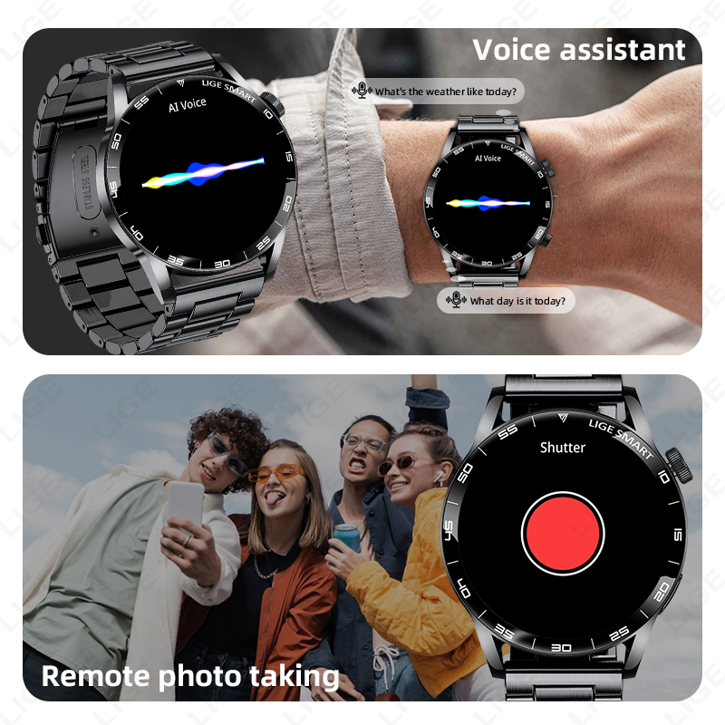 LIGE Men Fashion Smart Watch S - Men'S Fashion Week 2026 ulasan dan harga