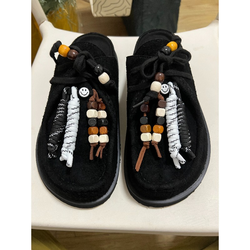 Women Men Clogs Cow Suede Leat - Suede Loafers Men ulasan dan harga