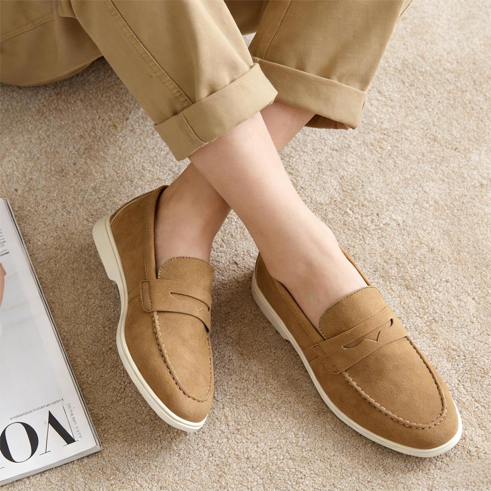 Men's Breathable Loafers Fashi - Suede Loafers Men ulasan dan harga