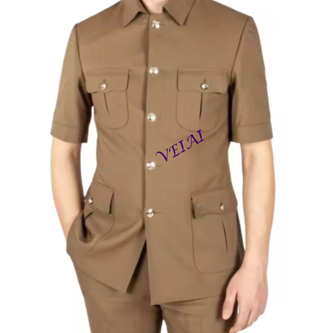 Customized Light Purple Safari - Men'S Fashion Light Jacket ulasan dan harga