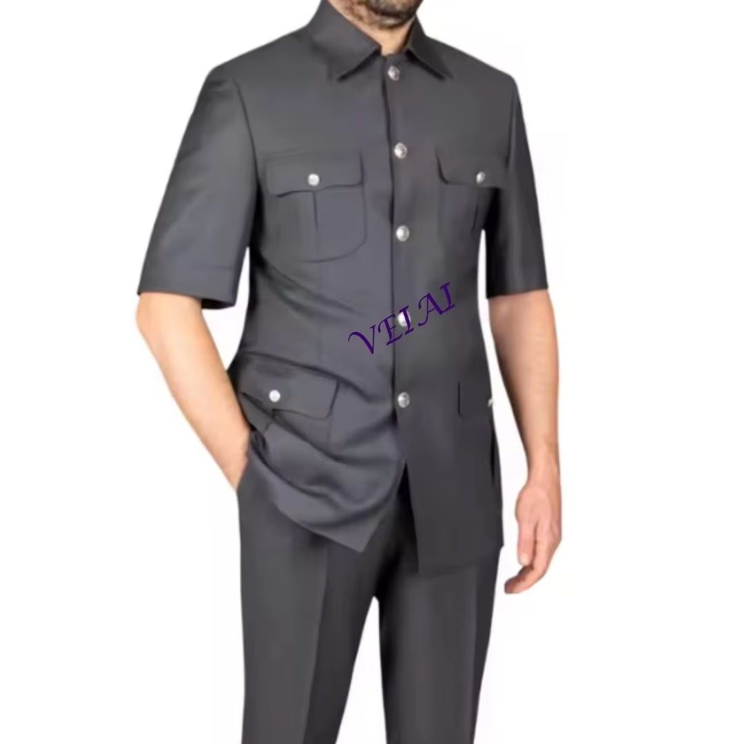 Customized Light Purple Safari - Men'S Fashion Light Jacket ulasan dan harga