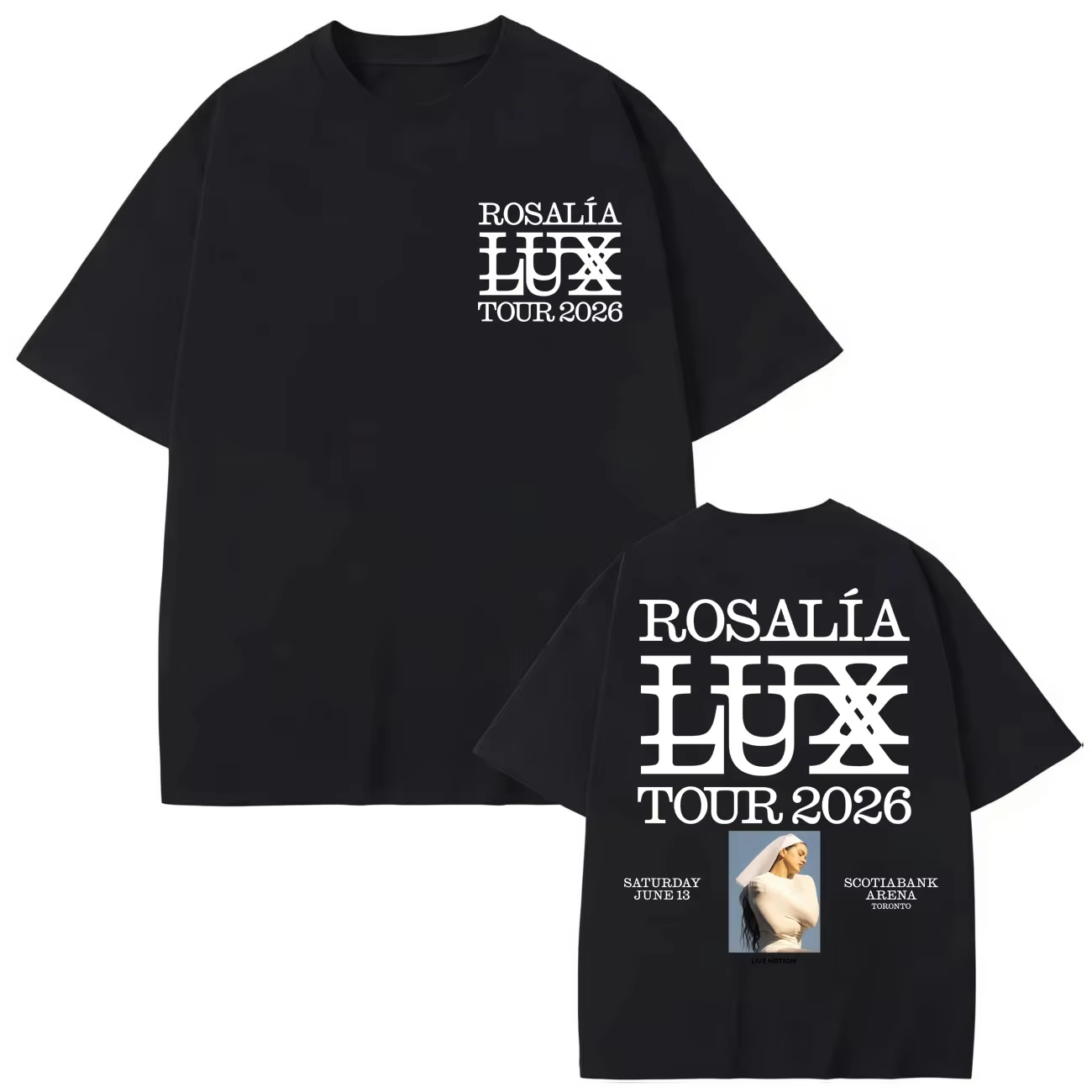 ROSALIA LUX tour T-SHIRT 2026  - Men'S Fashion Websites ulasan dan harga