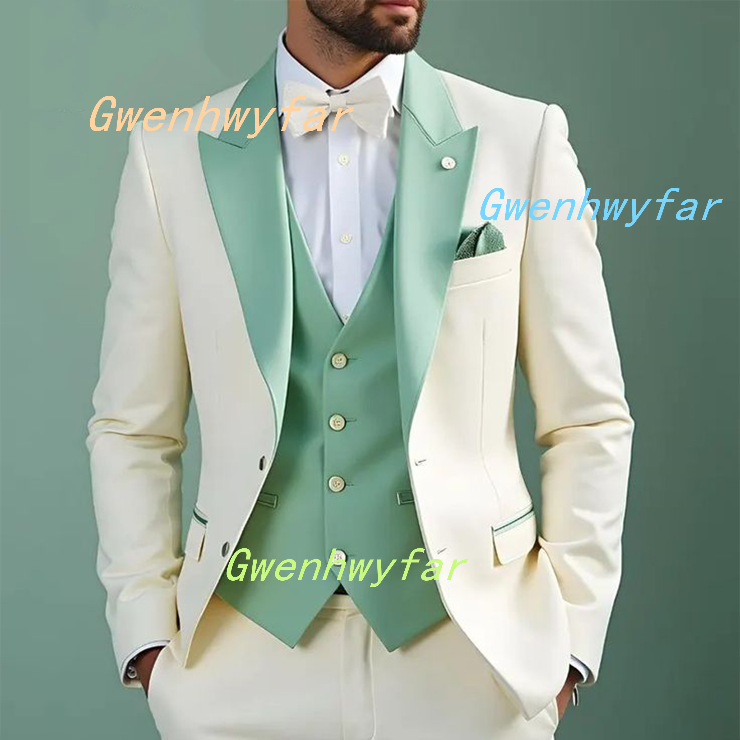 Gwenhwyfar Fashion Cream Color - Men'S Fashion Light Jacket ulasan dan harga