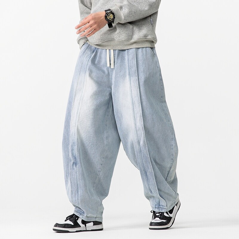 2025 New Vintage Harem Pants M - Men'S Fashion Jeans 2025 ulasan dan harga