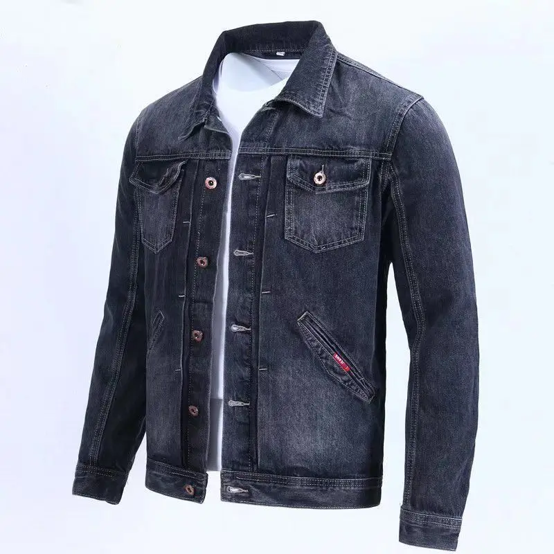 GELITAYIN Male Jean Coats Butt - Men'S Fashion Light Jacket ulasan dan harga