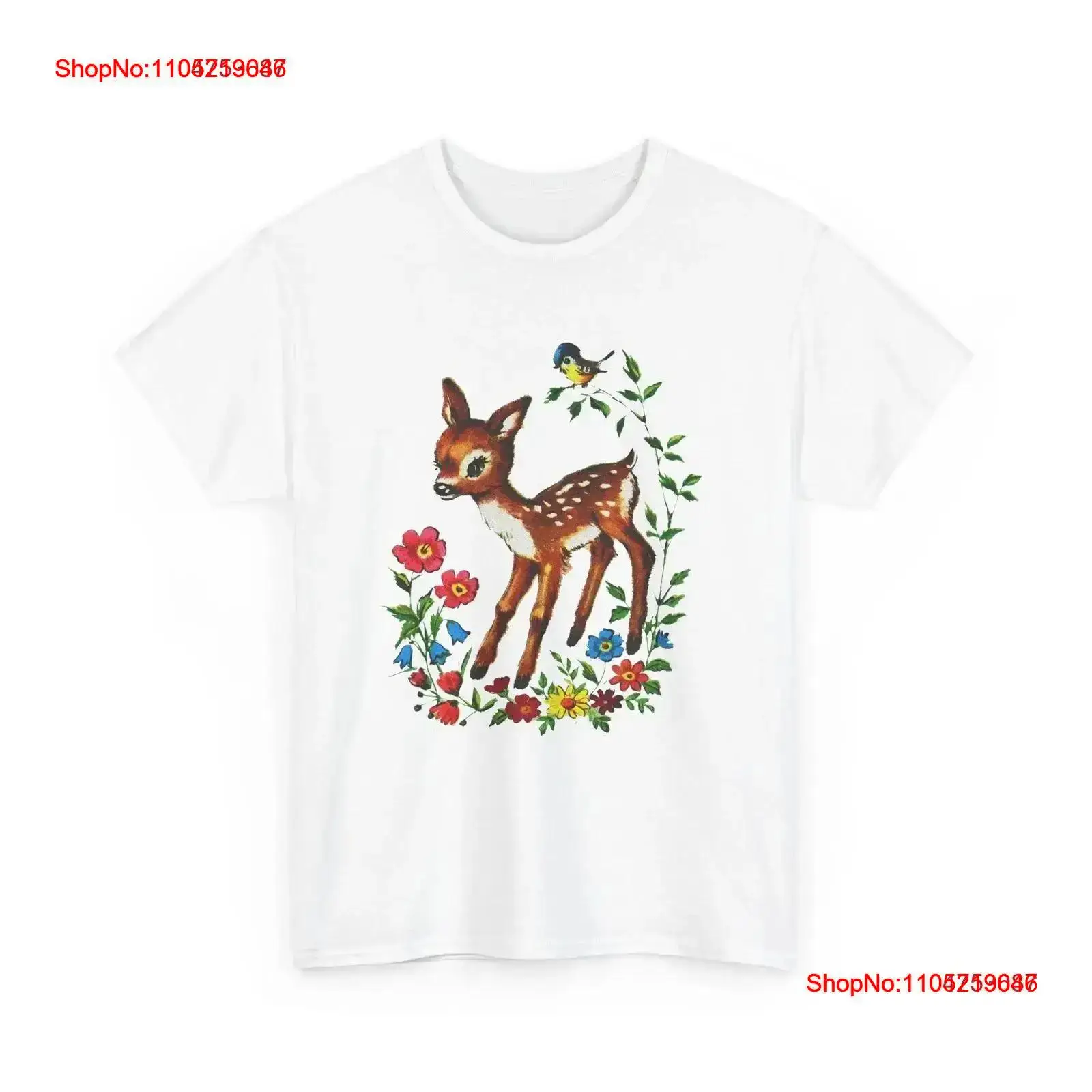 1960s cute baby deer postcard  - Men'S Fashion 1960S ulasan dan harga