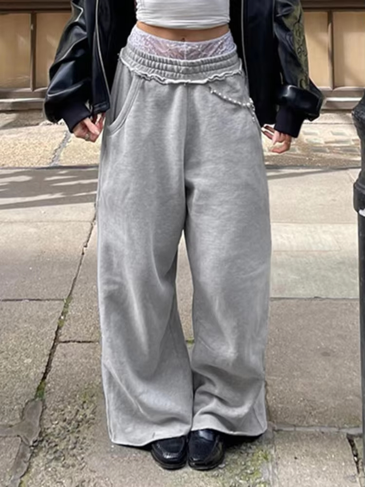 American Baggy Women Gray Swea - Men'S Fashion For 70 Year Old ulasan dan harga