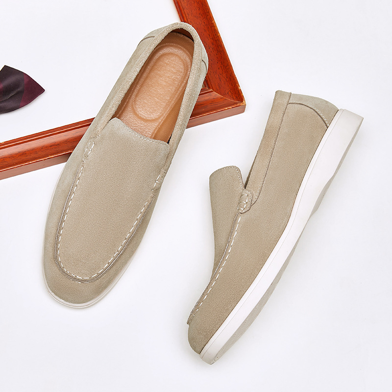Casual Men's  Genuine Leather  - Suede Loafers Men ulasan dan harga