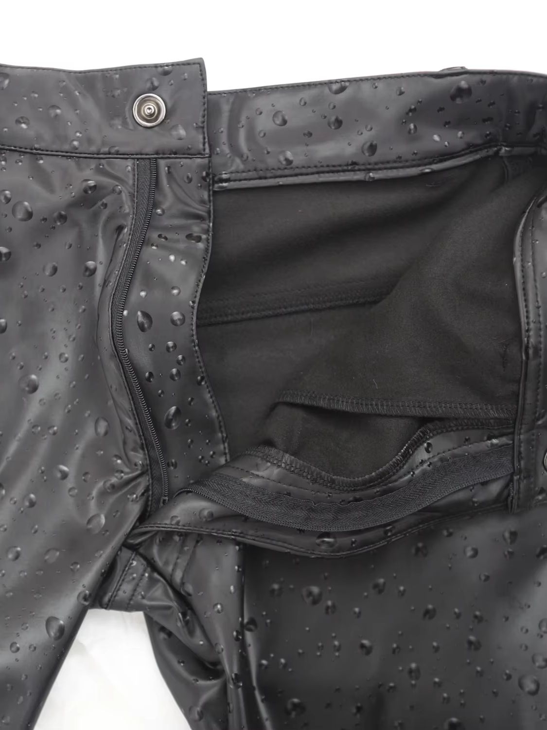3D Water Drop Print Elastic PU - Men'S Fashion Overalls ulasan dan harga