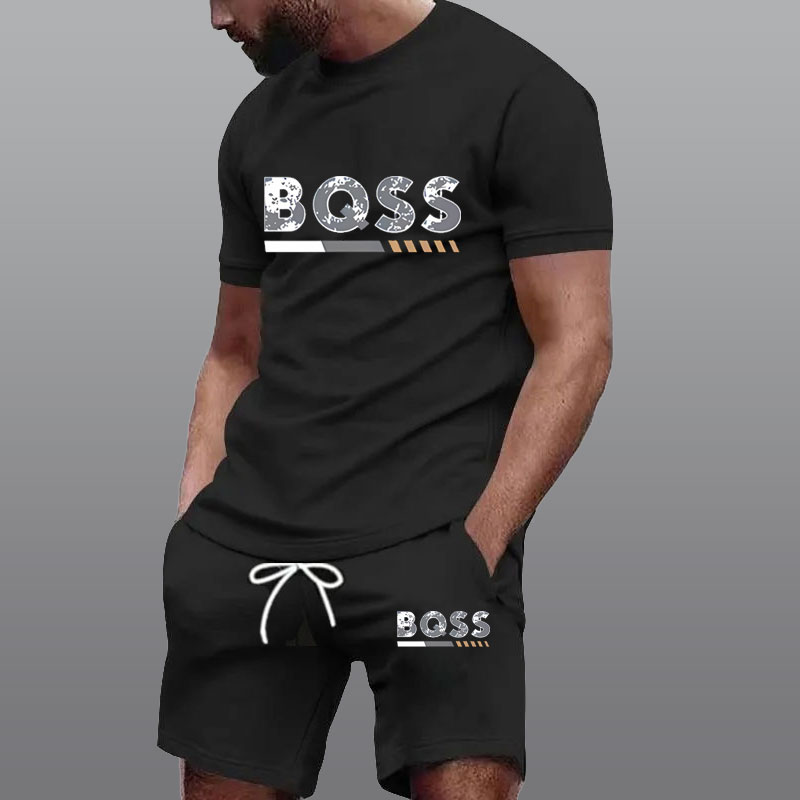 Summer Sportswear Men's Suit F - Mens Fashion Workwear ulasan dan harga
