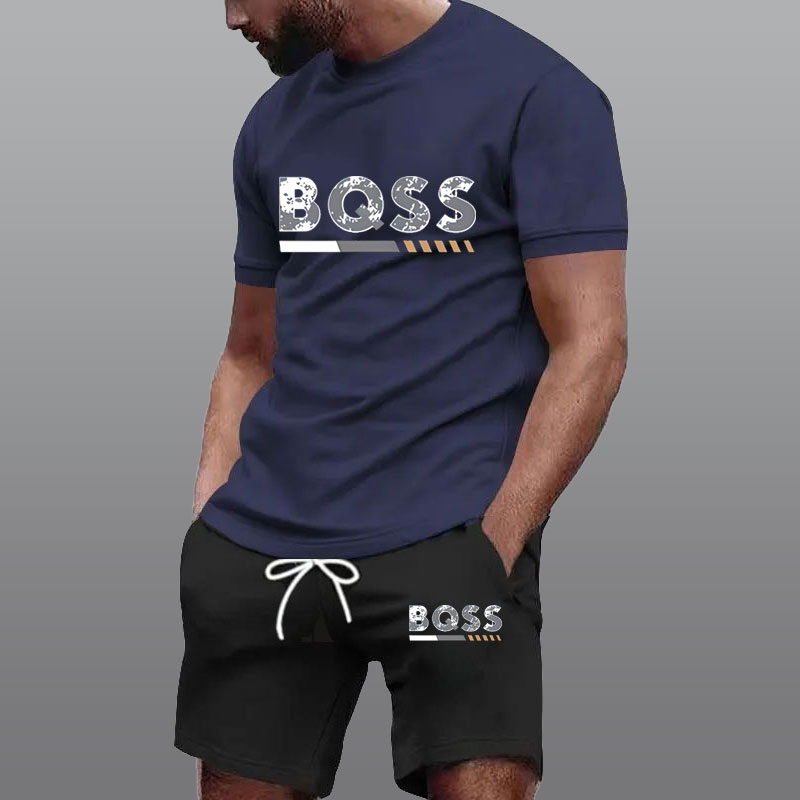 Summer Sportswear Men's Suit F - Mens Fashion Workwear ulasan dan harga