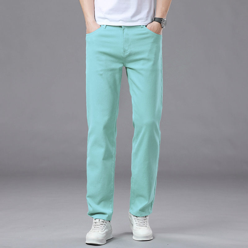 2025 Autumn Men's Elastic Colo - Men'S Fashion Jeans 2025 ulasan dan harga