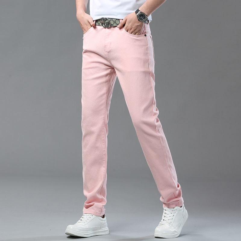 2025 Autumn Men's Elastic Colo - Men'S Fashion Jeans 2025 ulasan dan harga